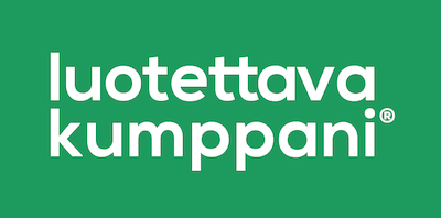 Luotettava kumppani -tunnus